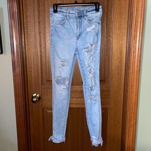 🌺 Ladies AMERICAN EAGLE size 6 Super Hi-Rise Jeggings  🌺 Next level stretch